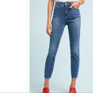 Pilcro and the Letterpress HighWaisted RawHem Jean